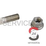 Болт + гайка колесные SAF М22х1,5х83 (0249766) 3302107800
