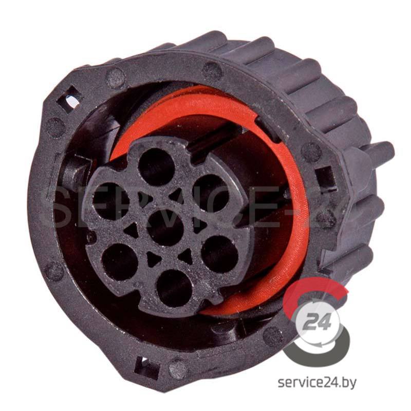 m680045 Разъем 7-ми контактный AMP (папа) (M680045; BSG 08-841-012) 170626.199 — изображение 1