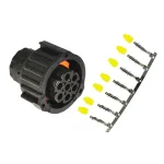 Разъем 7-ми контактный  AMP (папа) (M680045, 170626.199) BSG 08-841-012