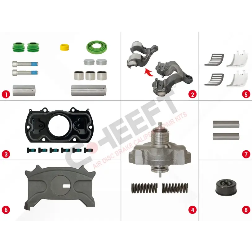 CHS3010 Комплект суппорта полный левый WABCO MAXX22T (CP9038322) CHS3010 — изображение 1