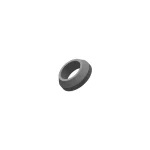 Втулка верхняя штанги двери KI00106