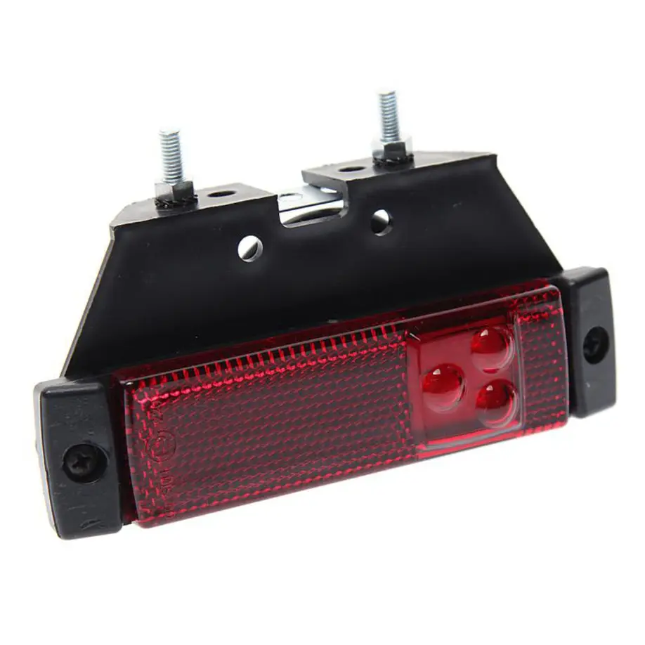 M720117 Фонарь бокового габарита прямоугольный красный LED (114841.303, M 720307) М 720117 — изображение 1